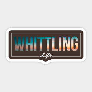 Beach Dreams Whittling Life Sticker